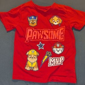 Paw Patrol Red Short Sleeve Tee
